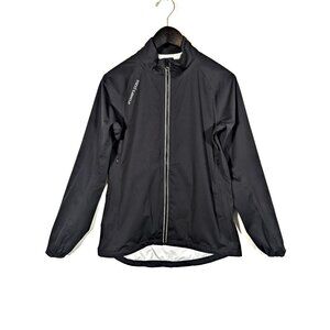 Showers Pass Cycling Rain Jacket M Waterproof Breathable Full Zip High Viz Black